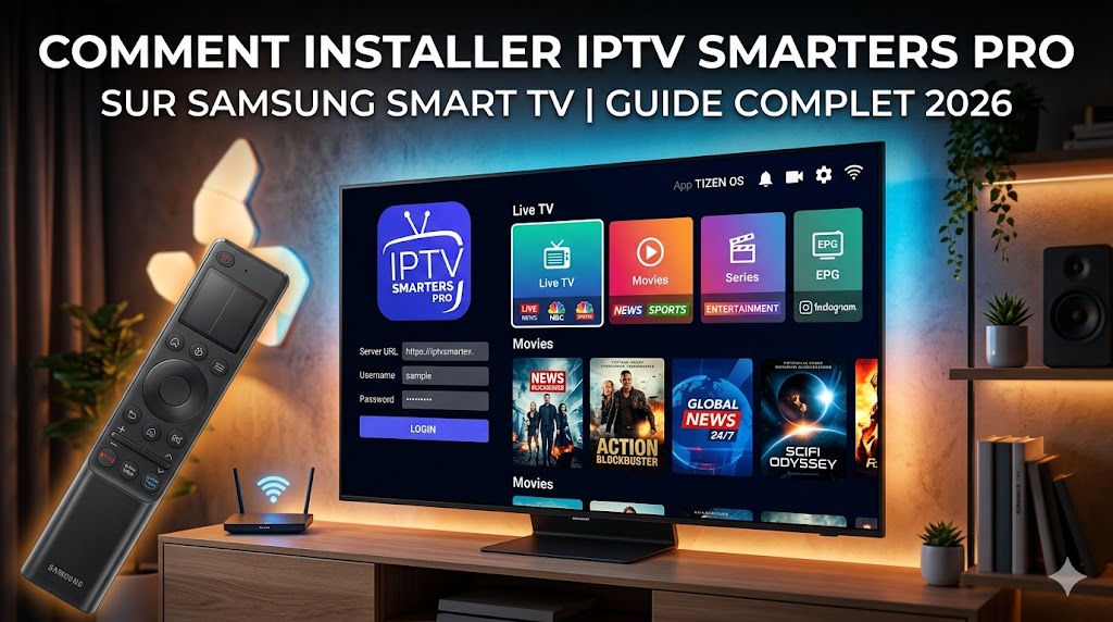 Comment Installer IPTV Smarters Pro sur Samsung Smart TV