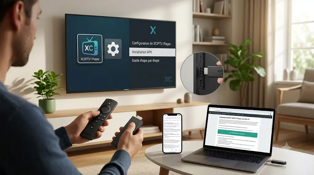 XCIPTV Player sans Google Play Store
